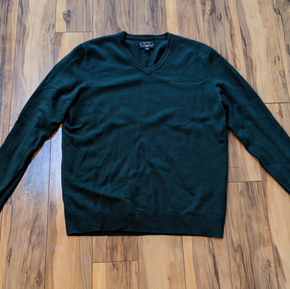 Charter Club 100% Cashmere V Neck Sweater